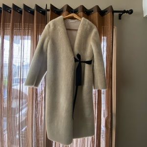 Luxury Faux Fur Coat, S/M